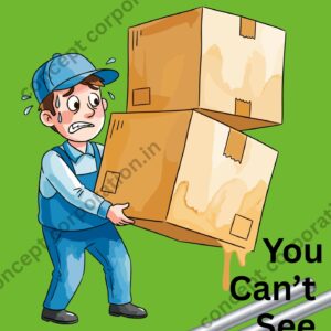 Donot Carry load you can not see over - A3 Sticker (29.7 x 42 cm)