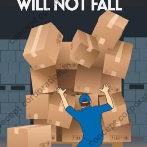 Correct Stacking  -  A3 Sticker (29.7 x 42 cm)