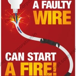 A wire fault  -  A3 Sticker (29.7 x 42 cm)