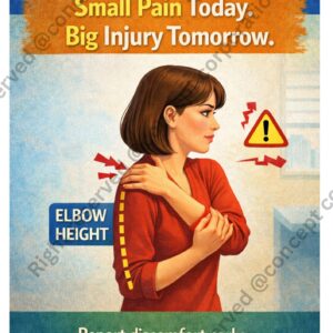 Early discmfort Reporting -  A3 Sticker (29.7 x 42 cm)