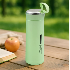 Water Bottle 400 ML Leak Proof Glass Bottle for Daily Water 1 Pc