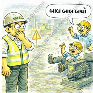 RK Laxman style – Learn From Near Misses - Gujarati