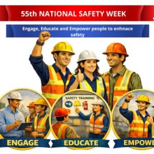 Safety week Banner poster - With them 6ft x 4ft