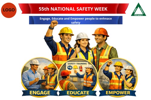 Safety week Banner poster – With them 6ft x 4ft